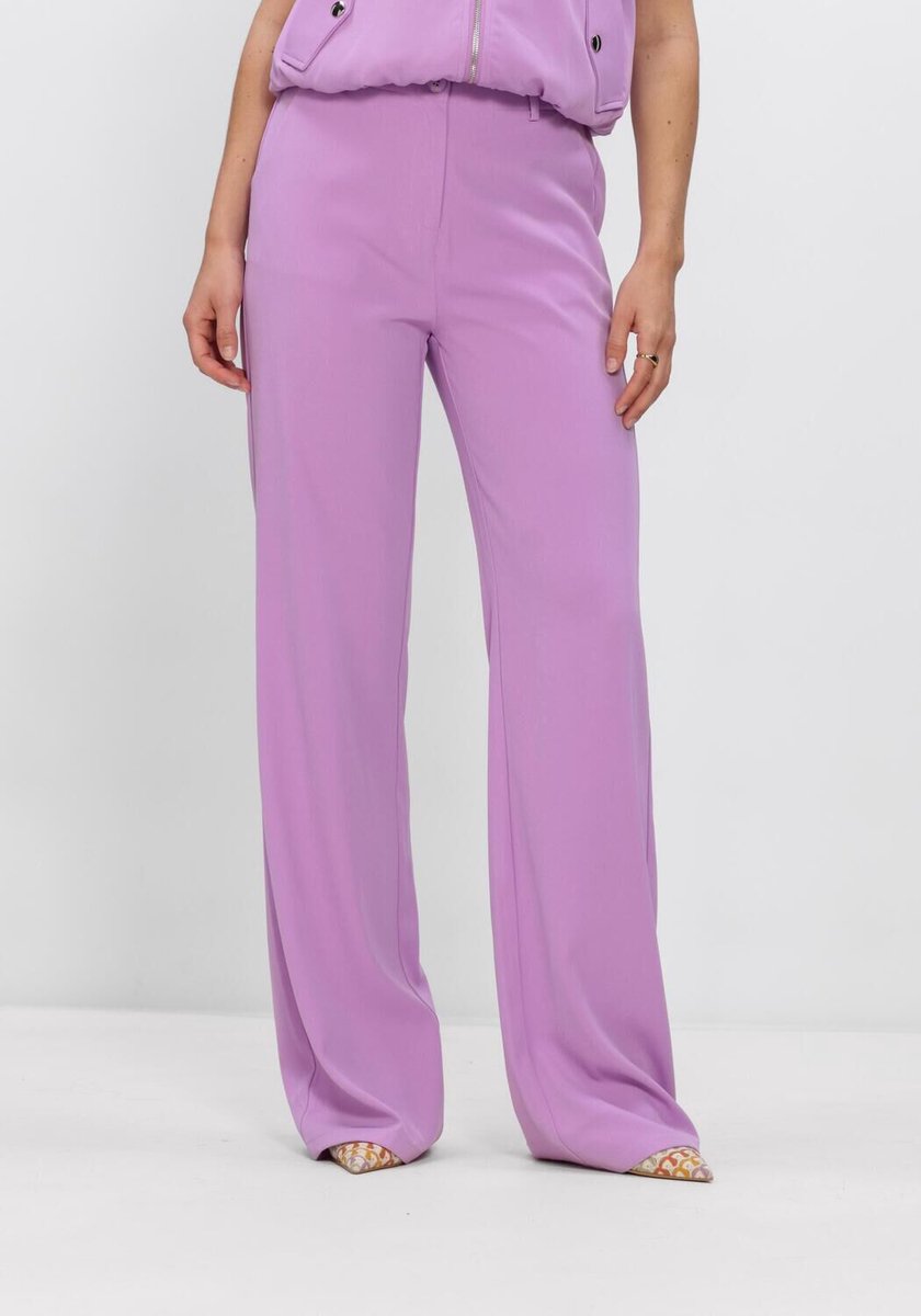 Ydence Pants Solange Tall Broeken Dames - Paars - Maat M