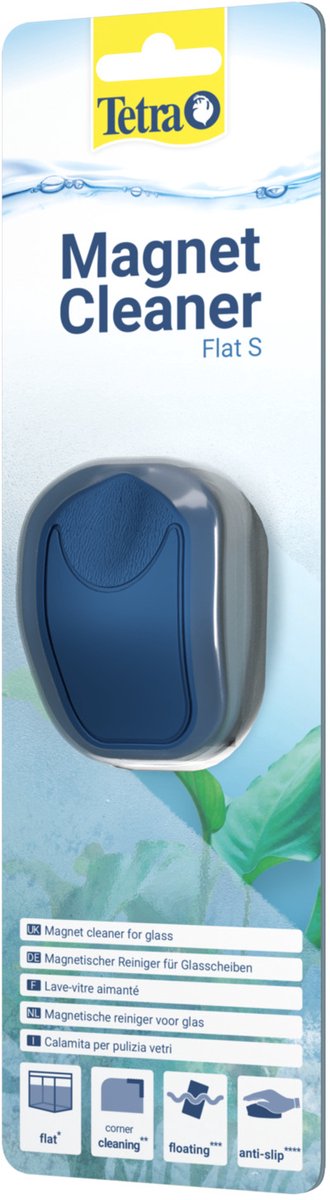Tetra magnet cleaner flat blauw - algenmagneet - s
