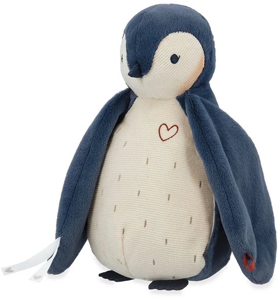Kaloo Complices - Penguin Blauw avec enregistreur et bruit blanc