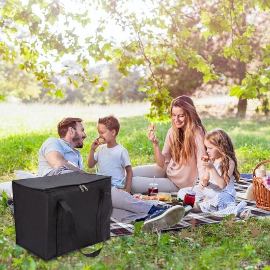 Koeltas 30L – Opvouwbare Koelbox met Isolatie – Grote Koeltas voor Eten & Drinken – Picknicktas – 41 × 33 × 26 cm — afbeelding 3