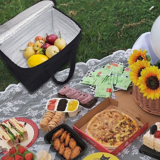 Koeltas 30L – Opvouwbare Koelbox met Isolatie – Grote Koeltas voor Eten & Drinken – Picknicktas – 41 × 33 × 26 cm — afbeelding 4