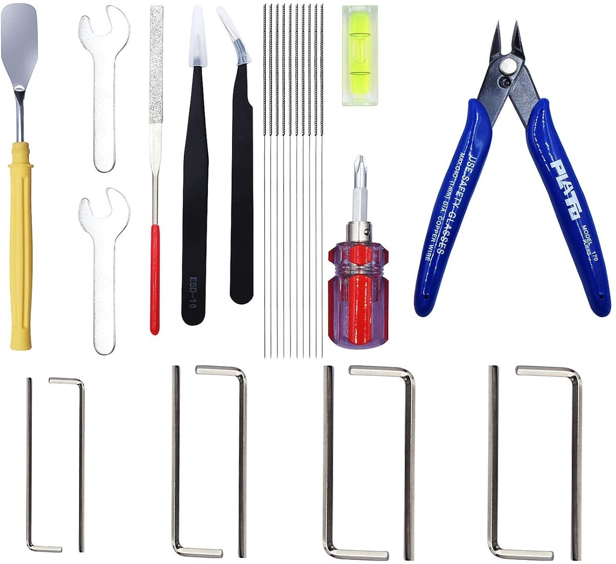 Printer Onderhoudsset - Reinigingskit Gereedschap - 3D Printen Onderhoud - Precisie Tools Set - 18.6 x 8.4 x 4.4 cm
