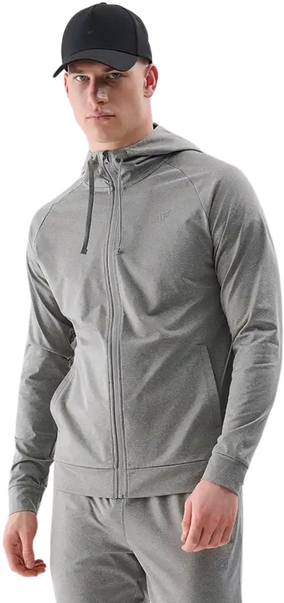 4F FNK Sporttrui Heren Mélange Grijs