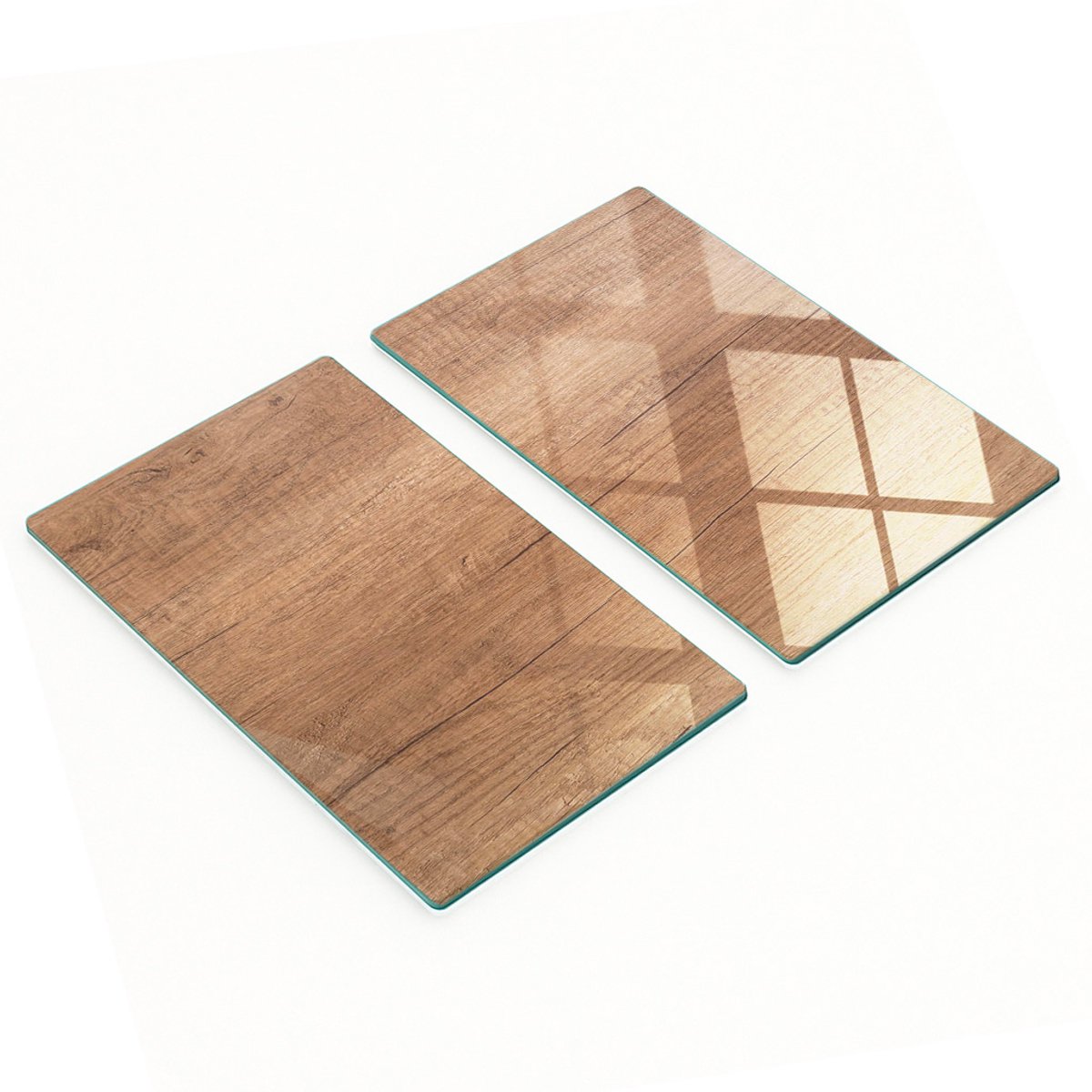 Decoratieve glazen snijplanken met afbeeldingen, hout, 2x30x52 cm