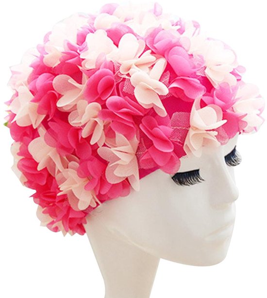 Bonnet De Bain En Silicone Imprimé Pour Femme – élastique, Confortable, Anti-dérapant, Piscine Et Plage