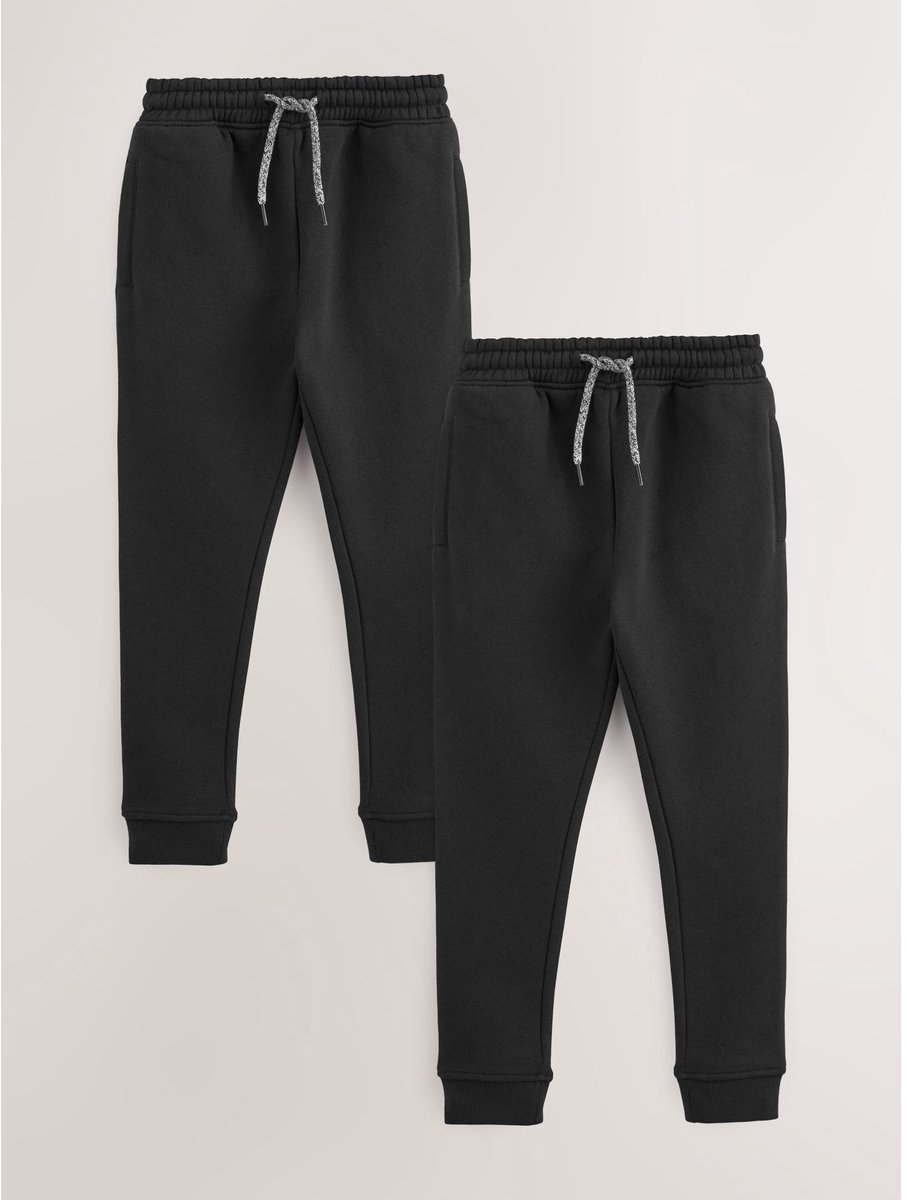Next - Jongens - Verpakking van 2 joggingbroeken - Zwart