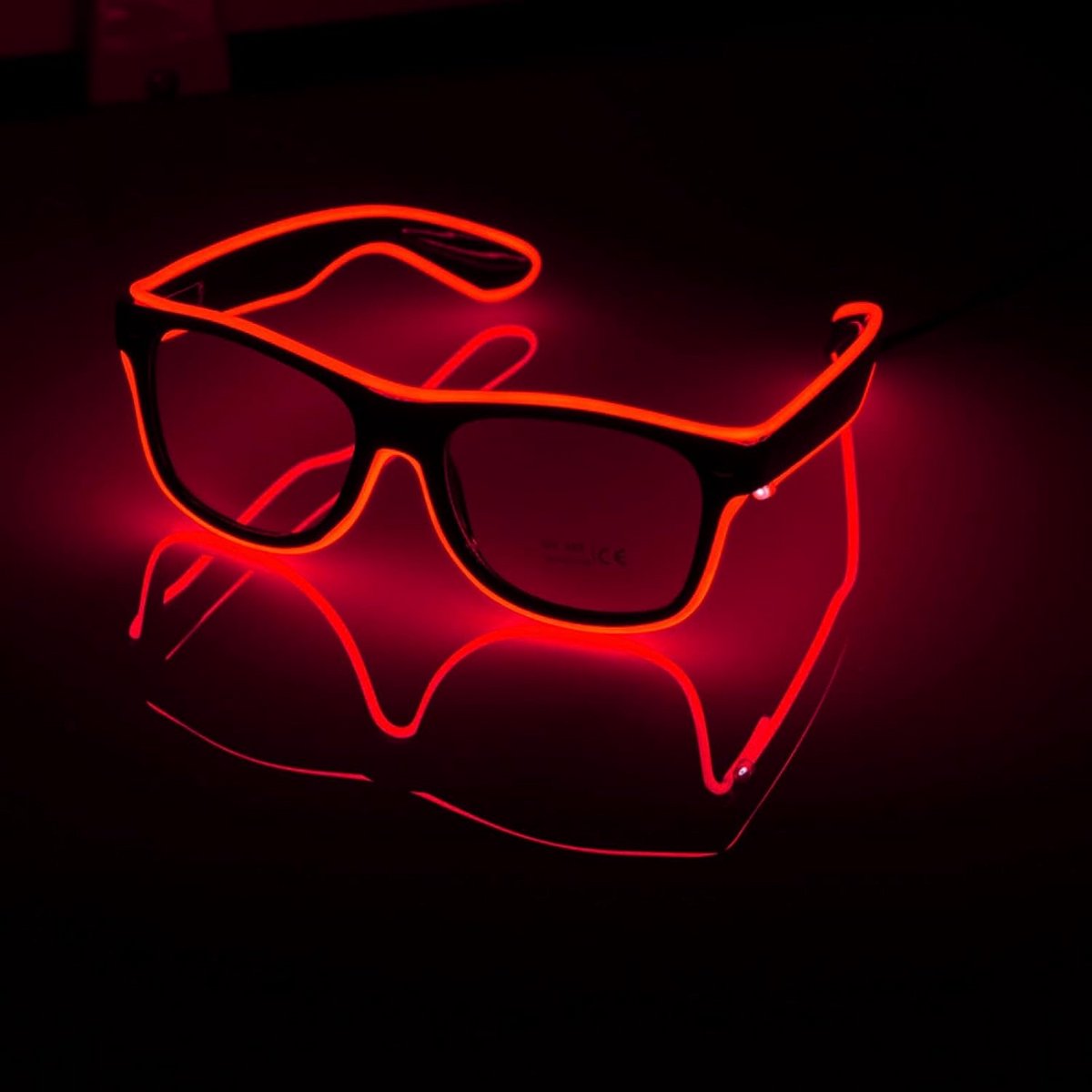 LED Oplichtende Party Bril met 7 Kleuren en 5 Modi voor Festivals en Cosplay