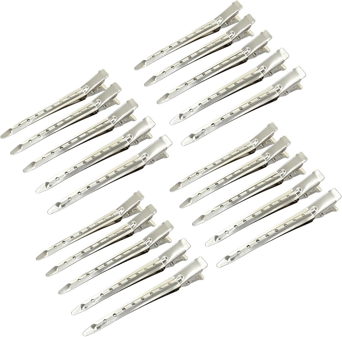Professionele Haarspeld Zilver voor Kapper en Thuengebruik - Set van 20 Stuks, 9 cm