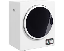 Homcom Wasdroger-Kunststof-49L x 40,5B x 60H cm-Wit