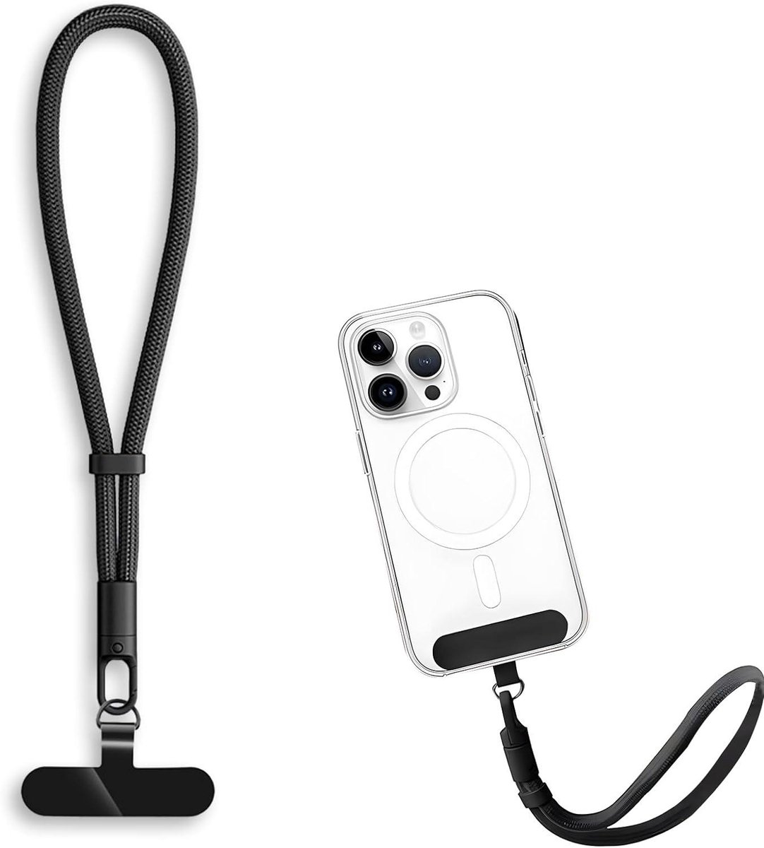 Telefoonketting voor sleutels en pols, smartphone-armband, verstelbaar en schokbestendig