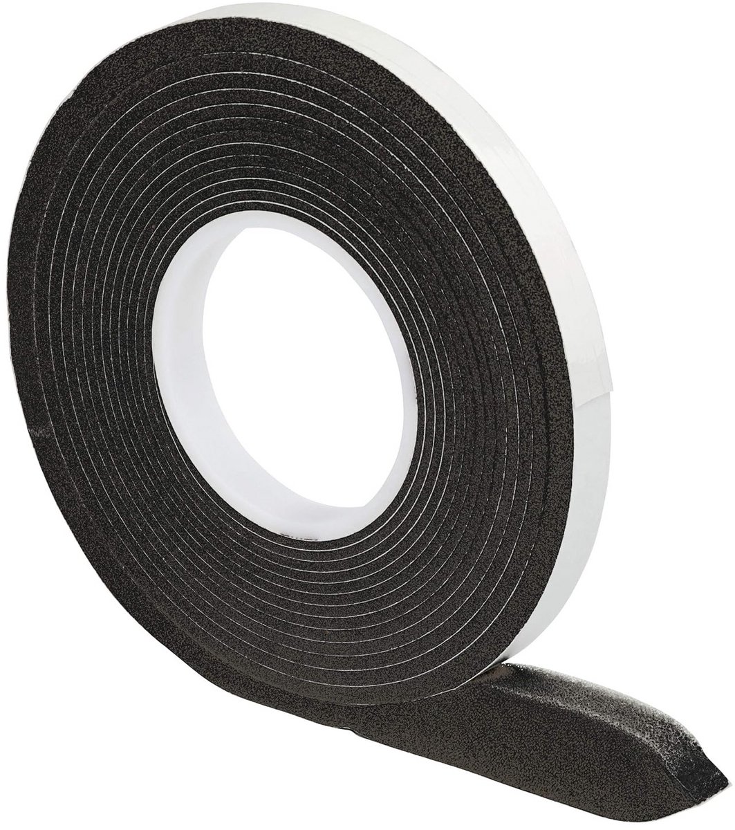 Gecomprimeerde Strip Afdichting Rol Antraciet 10 Meter Zelfklevend Schuimtape