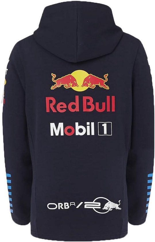 Officiële Formule 1 Race Team Hoodie met Ritssluiting voor Kinderen Blauw van FORMULE 1 — afbeelding 3