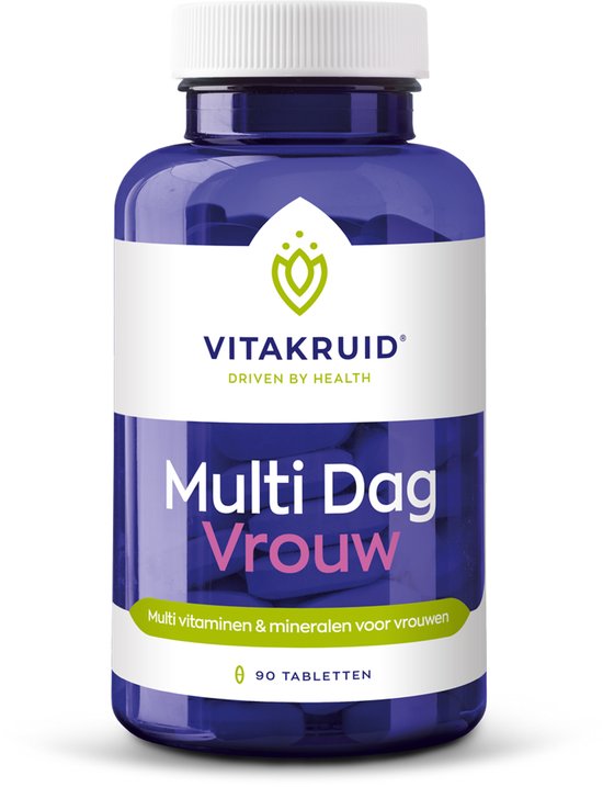 Vitakruid Multi Dag vrouw Voedingssupplement - 90 tabletten