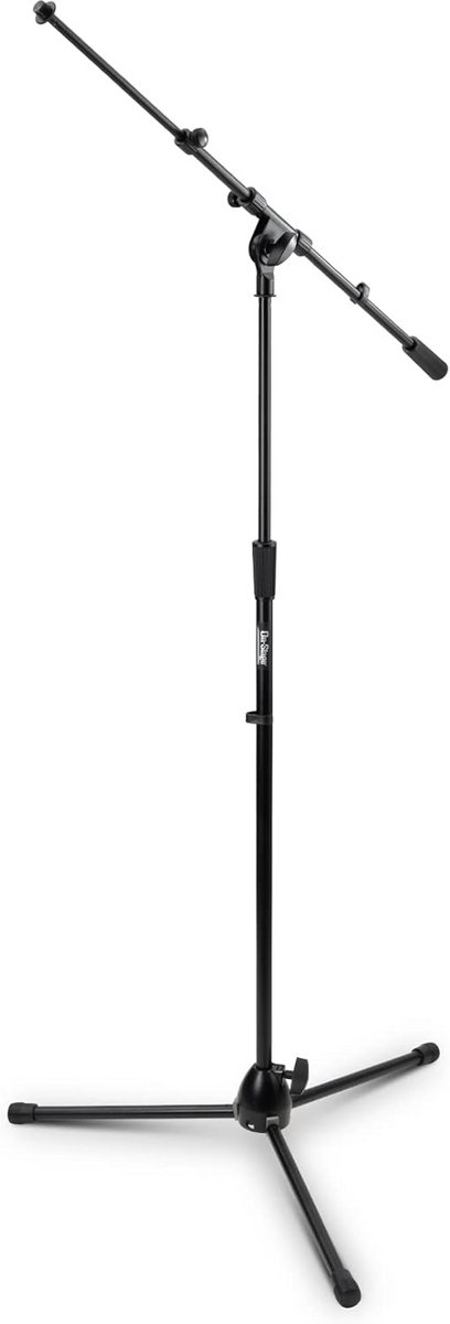 Professionele Telescopische Microfoon Standaard met Boomarm - Zwart
