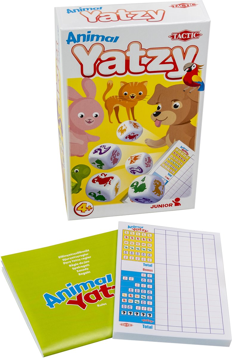 Tactic Dieren Yatzy – Bordspel – Compacte Editie – Dobbelspel voor Jong en Oud – Vanaf 4 Jaar – 2 of Meer Spelers — afbeelding 5