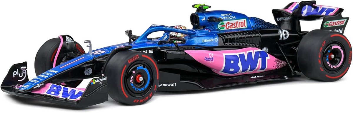 Modelauto 1:43 Formule 1 Alpine A523 Nederlandse GP 2023 Blauw Die-cast