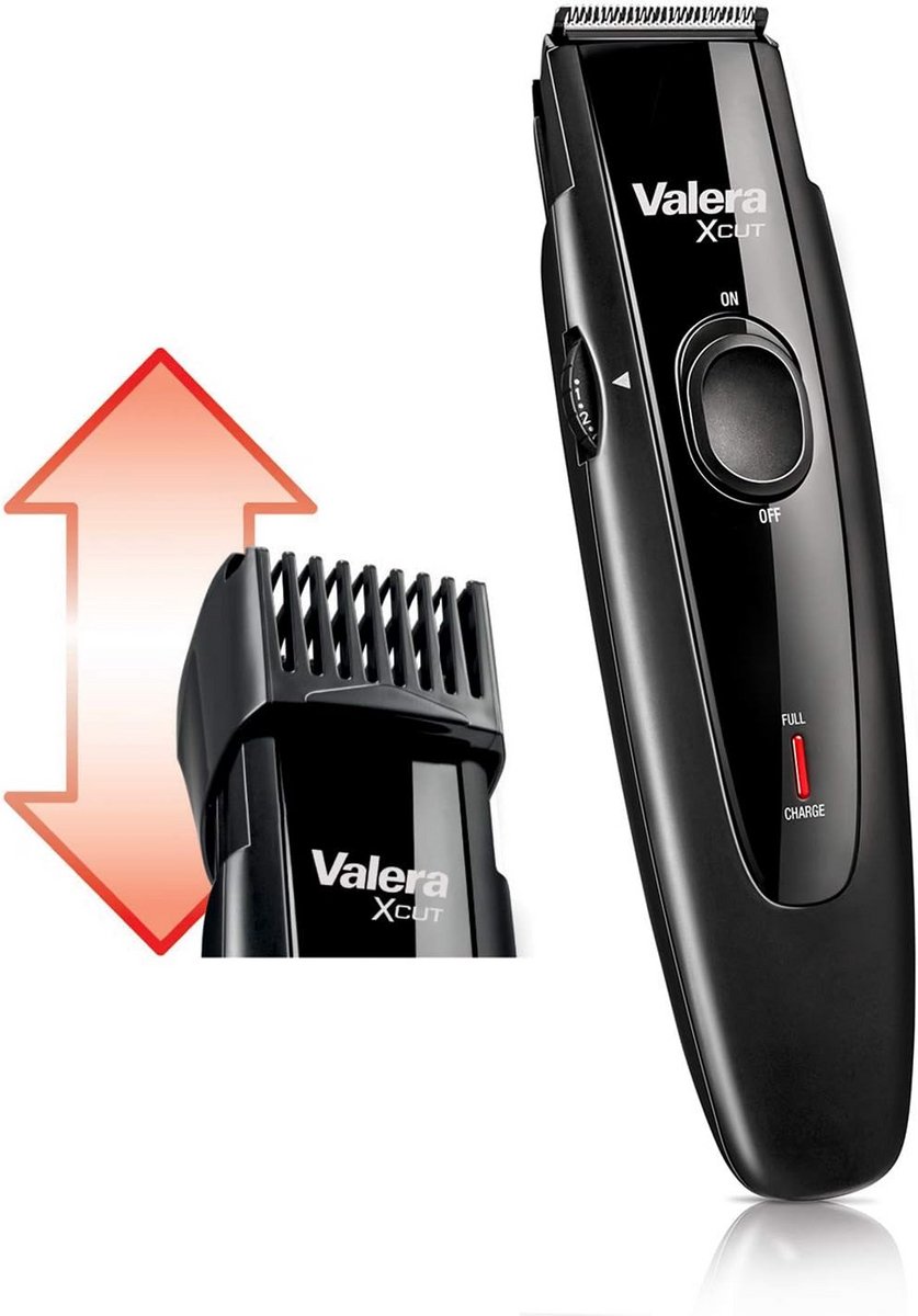 Professionele Baardtrimmer met 30 Lengtes (0.5mm - 15mm) voor Stoppels en Volle Baarden