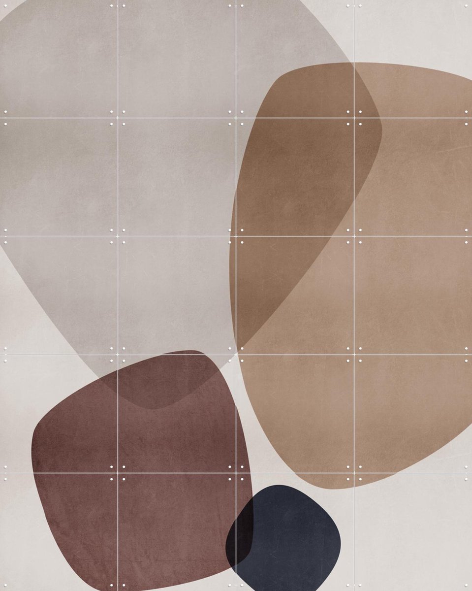 IXXI Graphic 207, Mareike Böhmer - 80 x 100 cm - Gratis ophangtool - Grote wanddecoratie en posters - Grafisch Ontwerp, Abstract, Geometrische Kunst