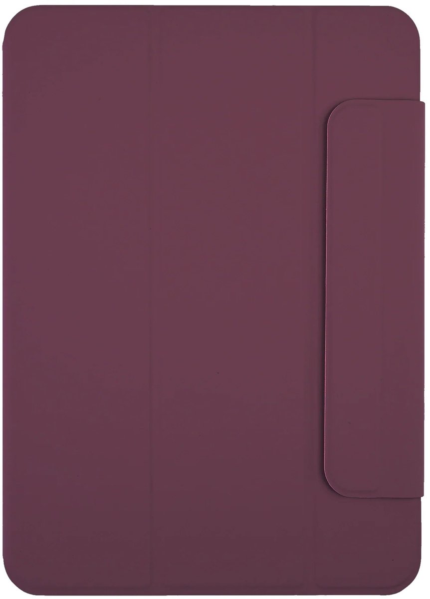Pomologic BookCover Hoesje iPad Pro 11 (M4-M5) – Super Slanke Beschermhoes – Magnetische Bevestiging – Slank en Licht Ontwerp - Rood