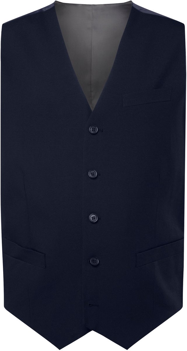 Men Plus - Heren - Vest mix & match Madrid - Donkermarine - Maat 38
