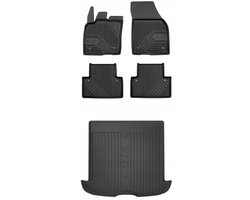 FROGUM Line 77 & DryZone – Automatten en Kofferbakmat – Perfecte Pasvorm – Geurloos TPE – Volvo V50 2004-2012