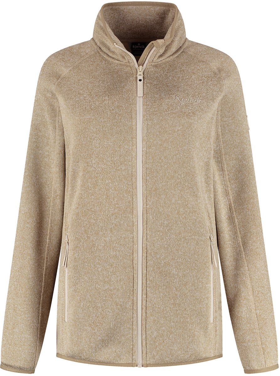 Kjelvik Outdoorvest Birte Zand Geel