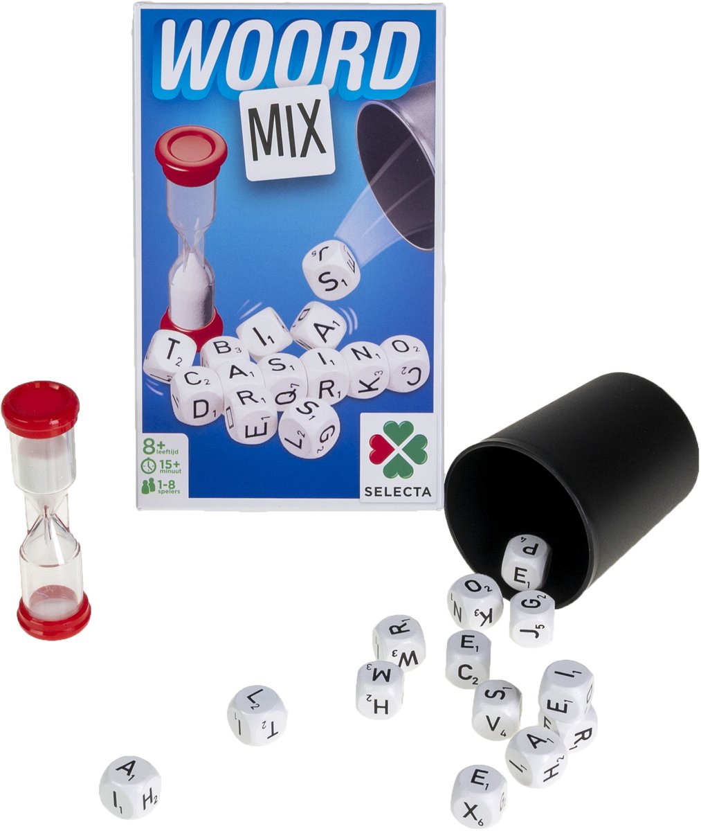 Tactic Woord Mix – Dobbelspel – Woordspel – Snel Taalspel met Letterdobbelstenen – Leerzaam en Spannend – Familiespel – 1 tot 8 Spelers – Vanaf 8 Jaar — afbeelding 8