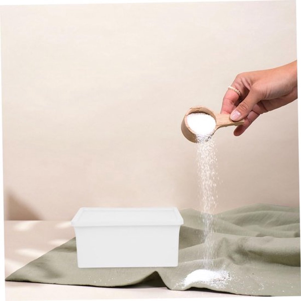 Candala Wasmiddel Opbergdoos Droger Wasruimte Accessoires Wasruimte Containers Wasruimte Organizer Waspoeder Dispenser Container Plastic