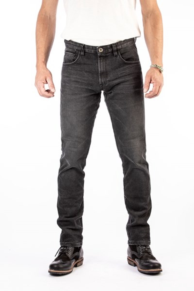 ROKKER Rokkertech Tapered Slim Zwart - Broek