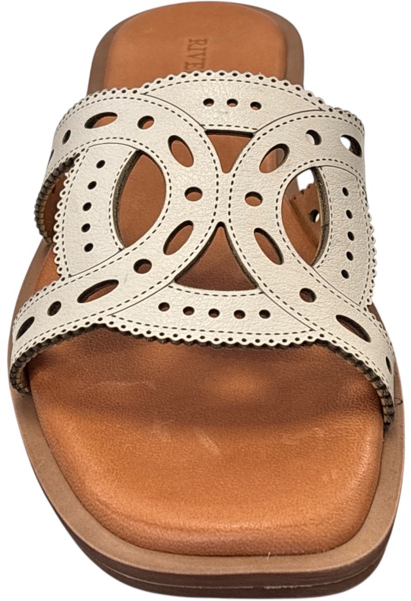 River Woods Slipper Offwhite - Maat 41