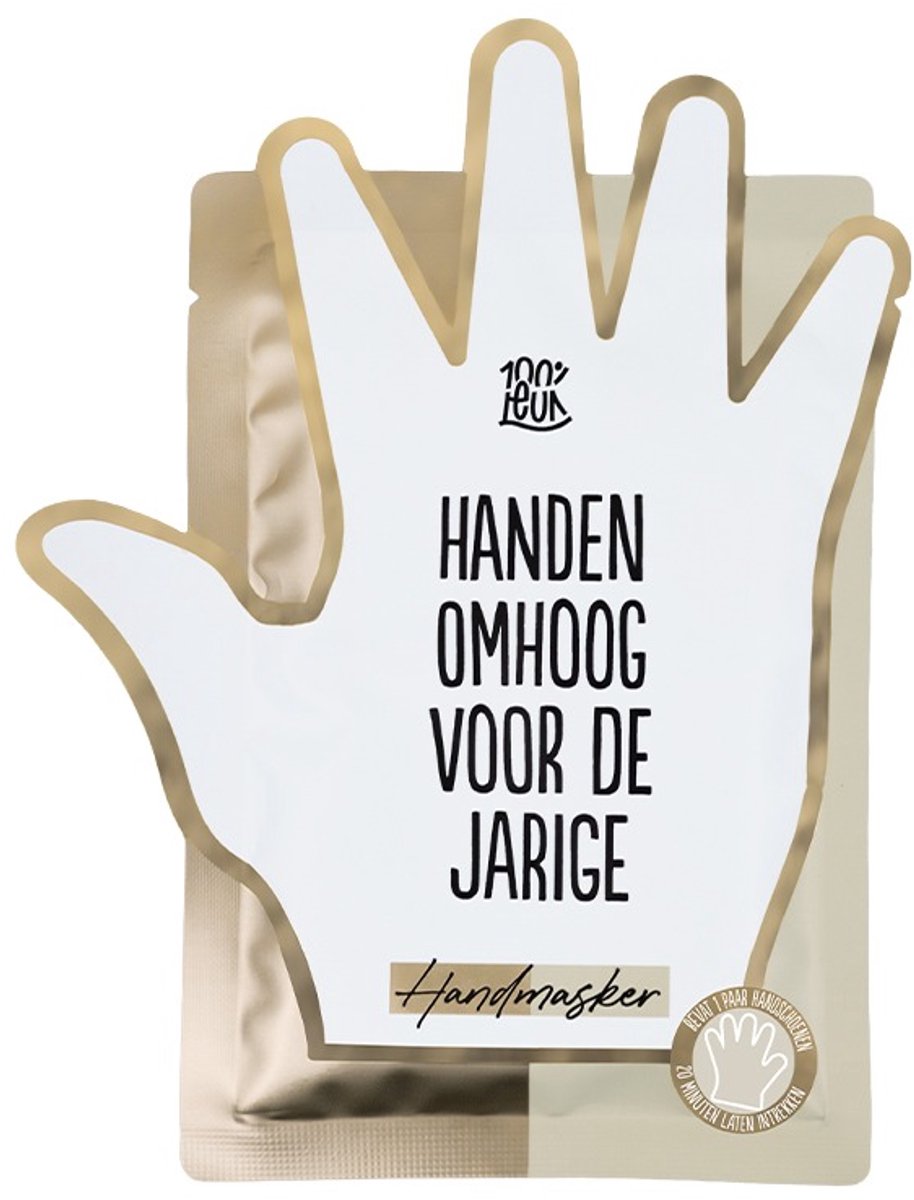 Handmasker - Handen omhoog voor de jarige