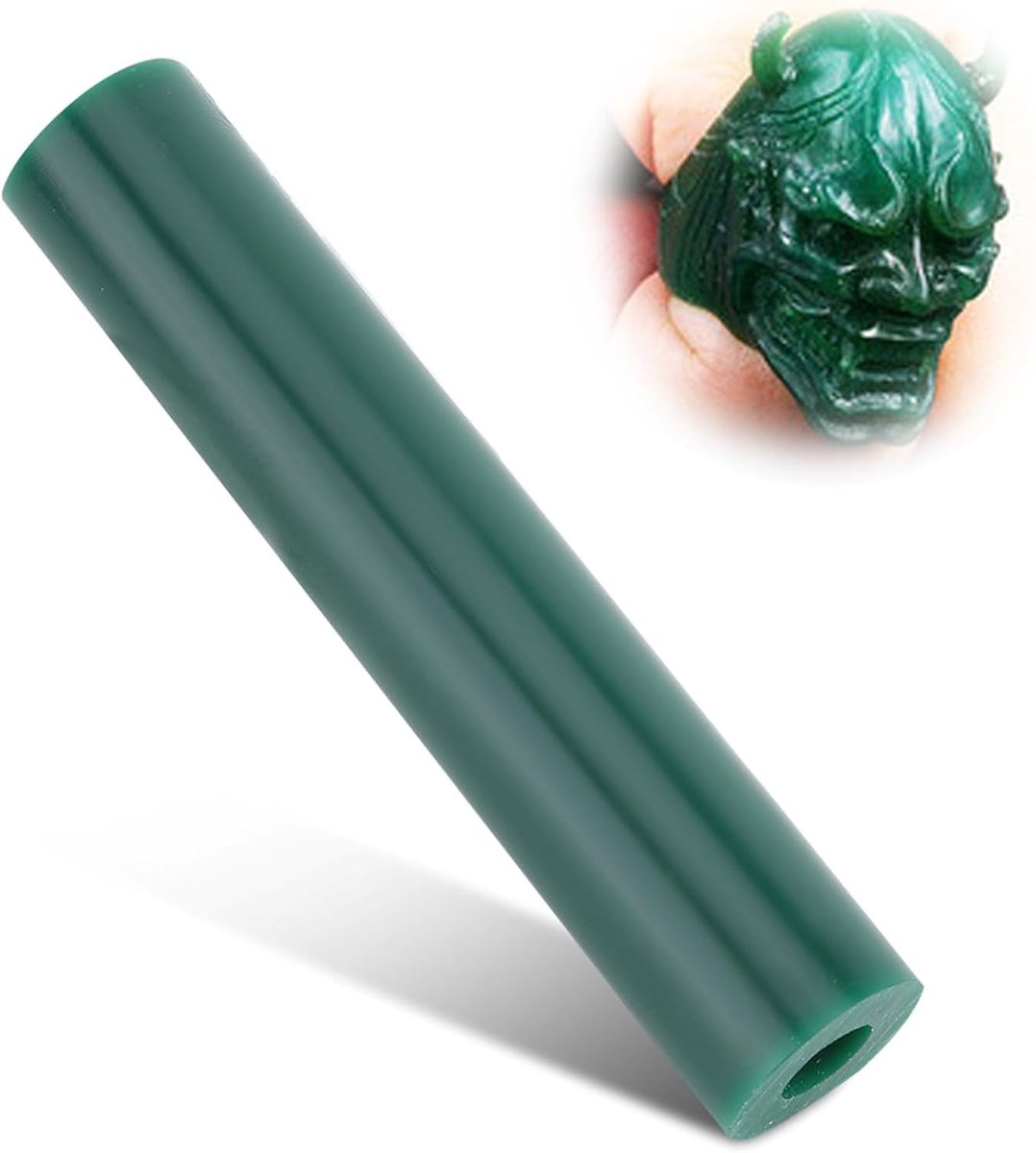 Carving Wax Tube - Sieraden Tool - Ring Ontwerpen - Praktisch Materiaal - 144 mm Lengte - Groen