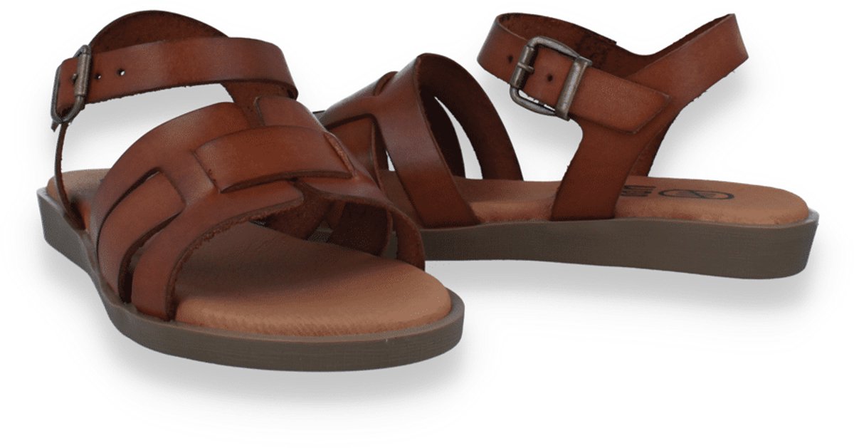 Hee! Dames Sandaal | Cognac | Maat: 36