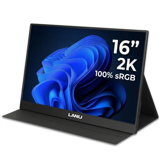 Portable Monitor Flex 16" - 2K Resolutie - 100% sRGB