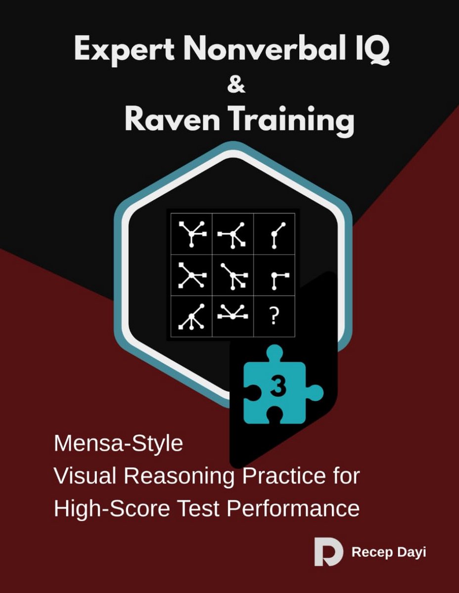 IQ Test Training - Visuele Redenering - Hoge Scores - Expert Niveau - 121 Pagina's