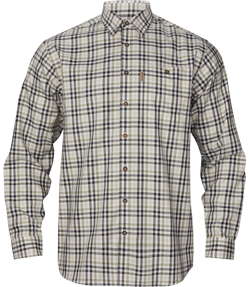 Härkila Milford shirt Rosin/Deep well outdoor overhemd scandinavisch overhemd jacht overhemd 2XL Cypress
