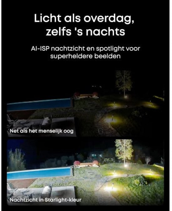 eufy PoE Turret-Überwachungskamera E41, verkabelte Außenkamera, 4K UHD, 122° Weitwinkel, F1.6 Farbnachtsicht, 24/7-Aufzeichnung, KI-Erkennung für Mensch/Fahrzeug/Tiere, rot-blaues Warnlicht, Plug&Play