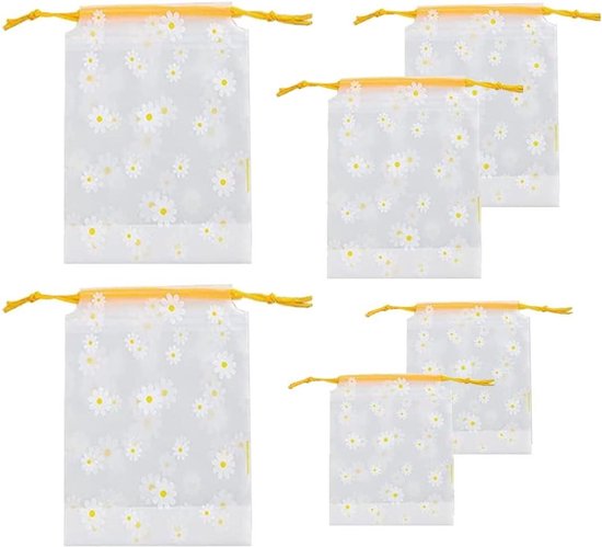 12 stuks reisschoenentassen, waterdichte schoenenzakken met transparant venster, trekkoord, schoenenzak, stofdicht, voor vakantie, thuis, cosmetica, ondergoed, schoenen, reisaccessoires, 27 x 36 cm