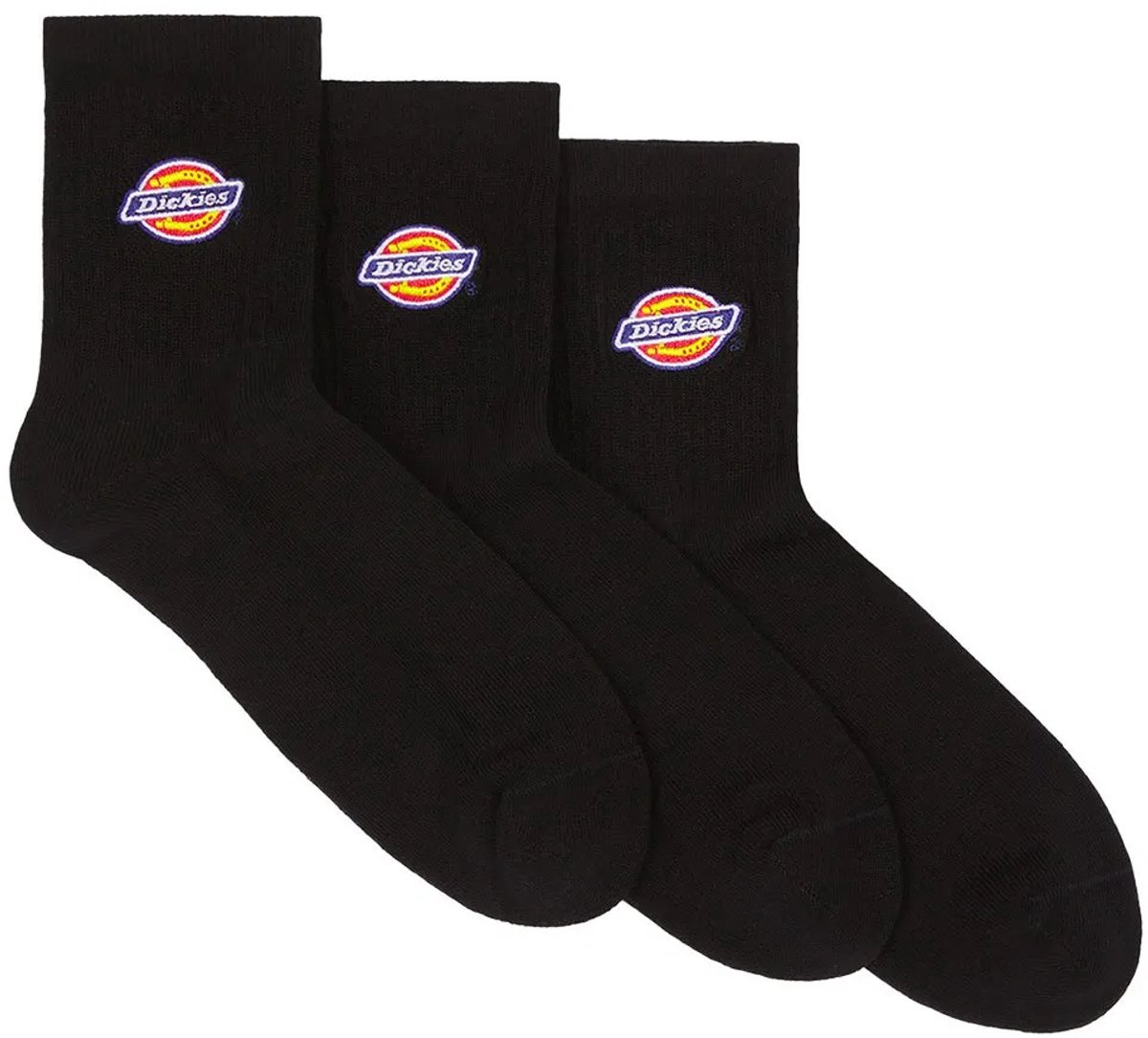 Dickies Valley Grove Mid Sokken Man Vrouw Zwart