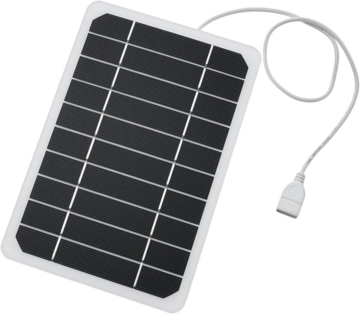 Draagbaar 10W Monokristallijn Zonnepaneel met USB - 5V Kracht met Hoge Efficiëntie voor Telefoons en Camping