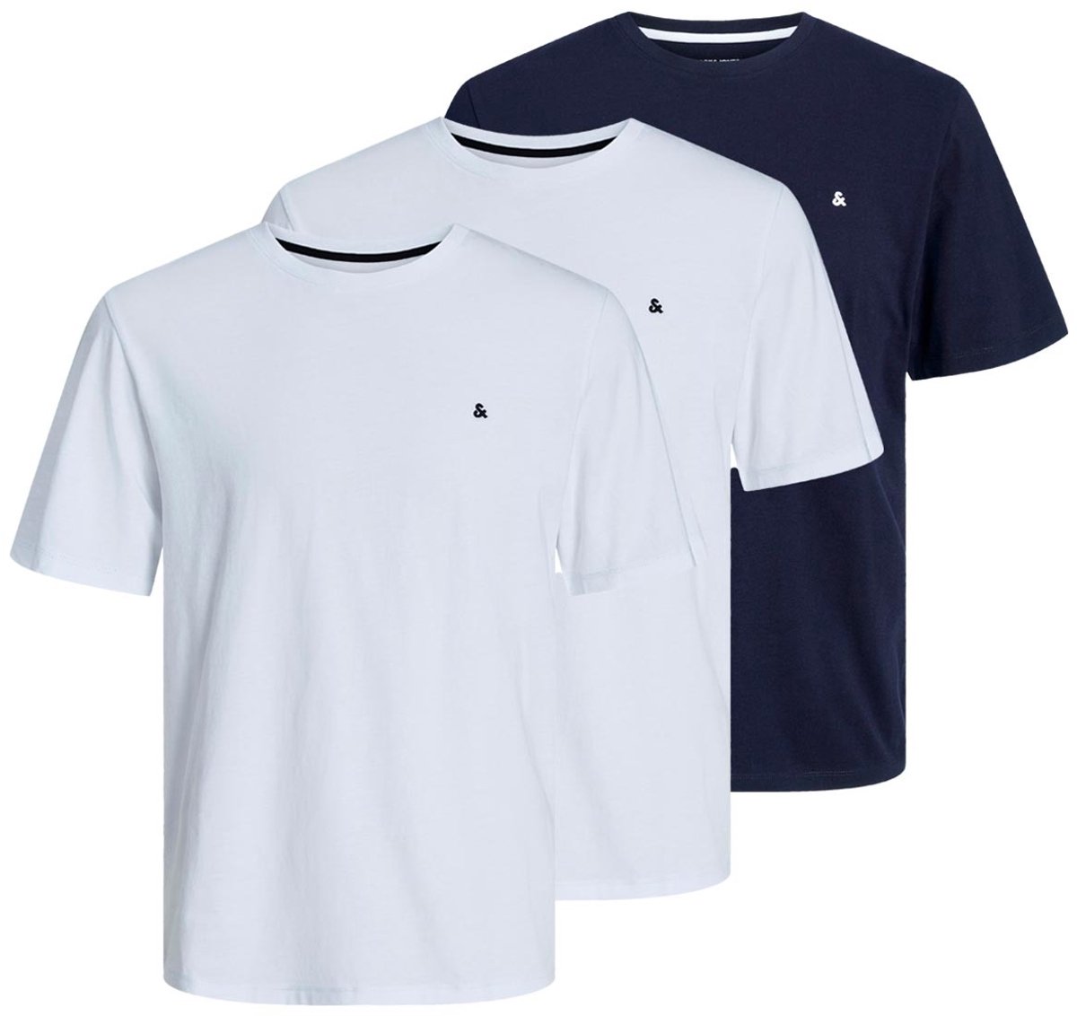 Jack & Jones Heren t-shirt 3 pack Essentials