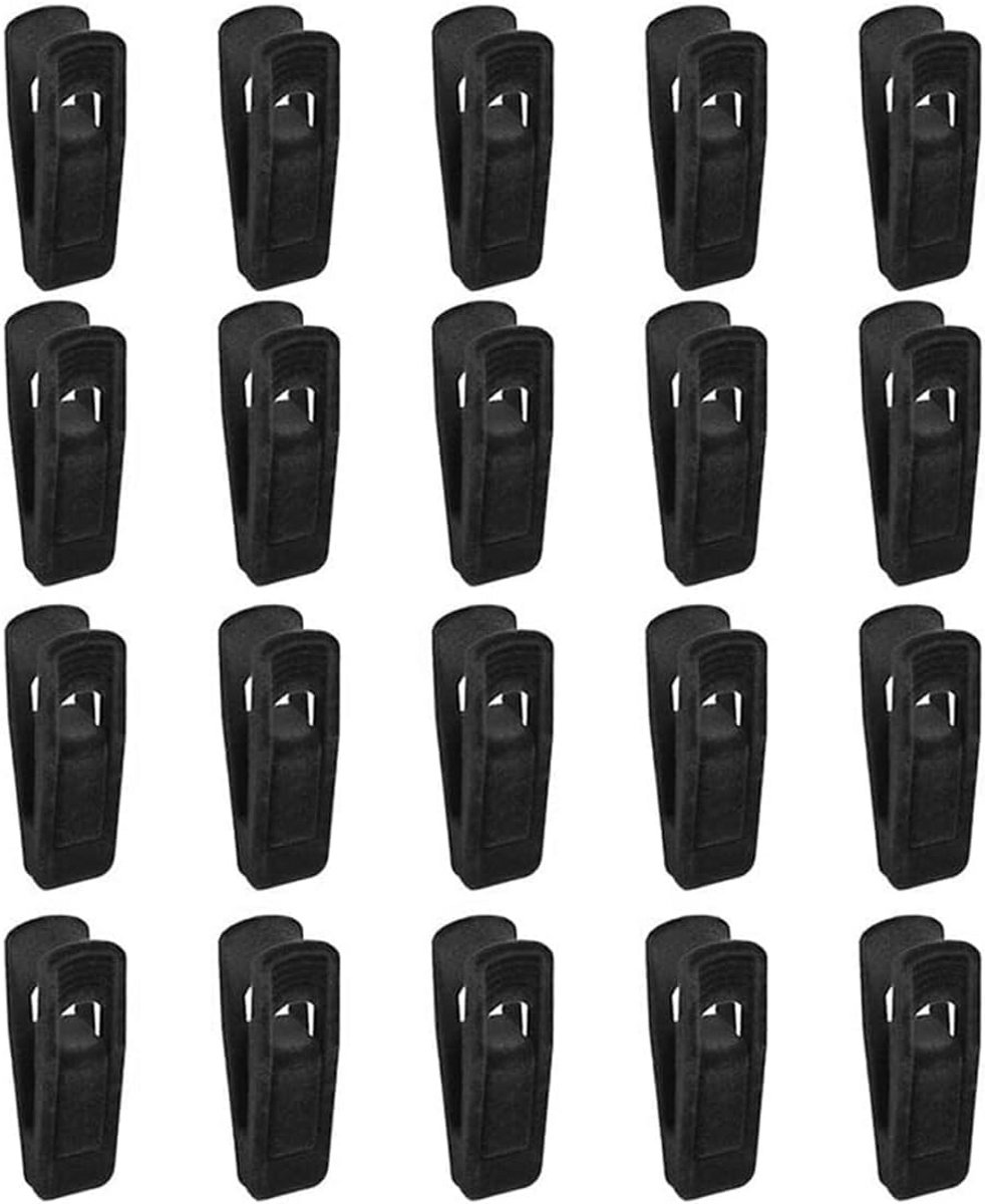 20x Antislip Kledingclips voor Slanke Hangers - Badstof & Broek Clip - Sterke Grip