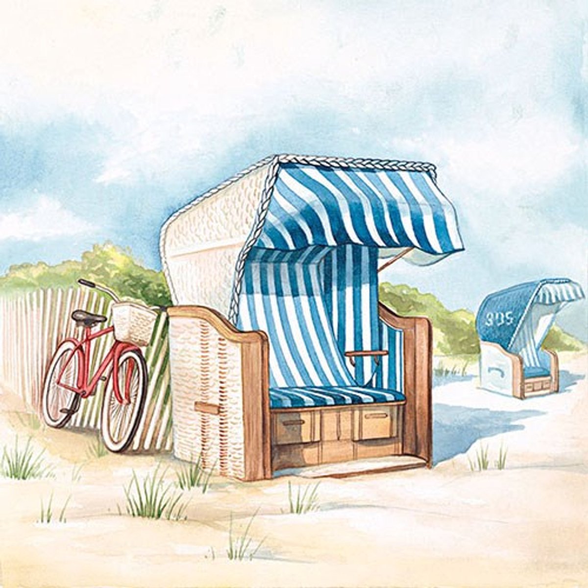 Ambiente - Lunch servetten - Day At The Beach