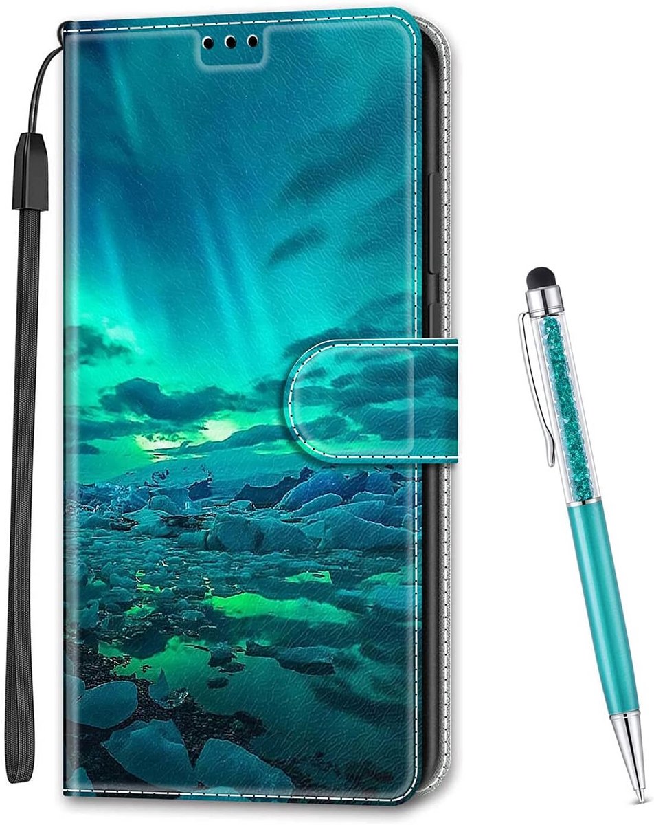 Leren Flip Telefoonhoesje met Kaartsleuven en Standfunctie voor Redmi Note 9 / 10X 4G