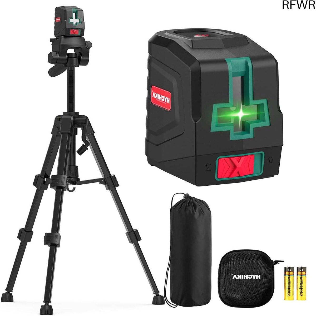 Kruislijnlaser - Bouwlaser - Lijnlaser met Statief - Gereedschap