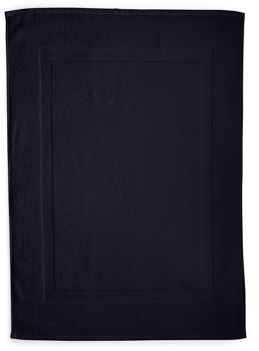 Eleganzzz Badmat - Badmat 50x70cm - 750 gr/m2 - 100% Katoen - black
