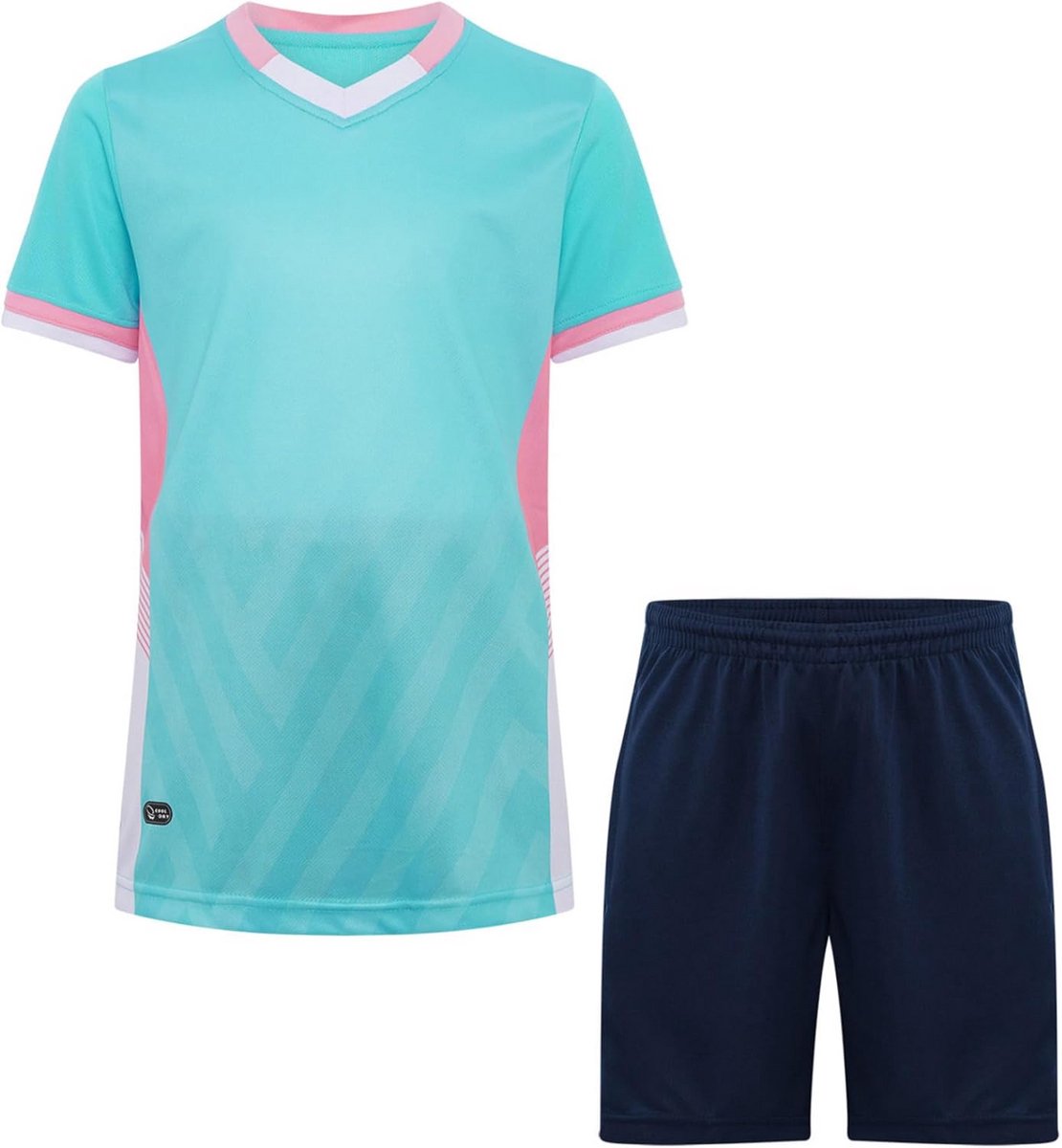Sportief Trainingspak Jongens T-shirt en Korte Broek Set voor Voetbal en Basketbal
