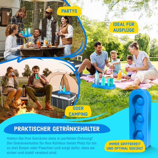 Koelbox Elektrisch 12v 230 Volt - Cooler Auto en Camping - Frigobox - - Koelcontainer — afbeelding 4