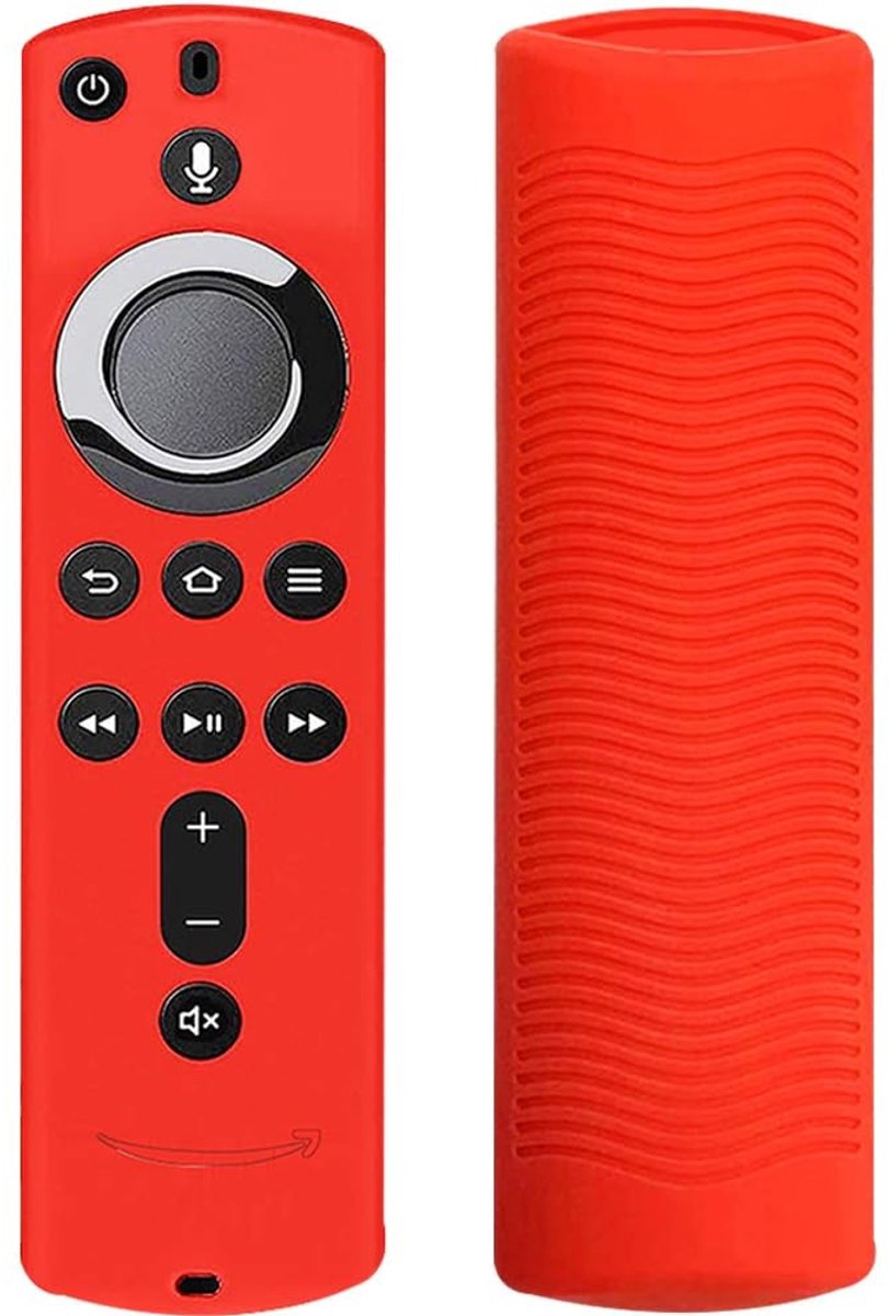 Allecto - Afstandsbediening cover - Fire TV Stick 4K - Anti-slip - Silicone beschermhoes - TV accessoires - Alexa Voice - Zwart - Geschikt voor Fir...