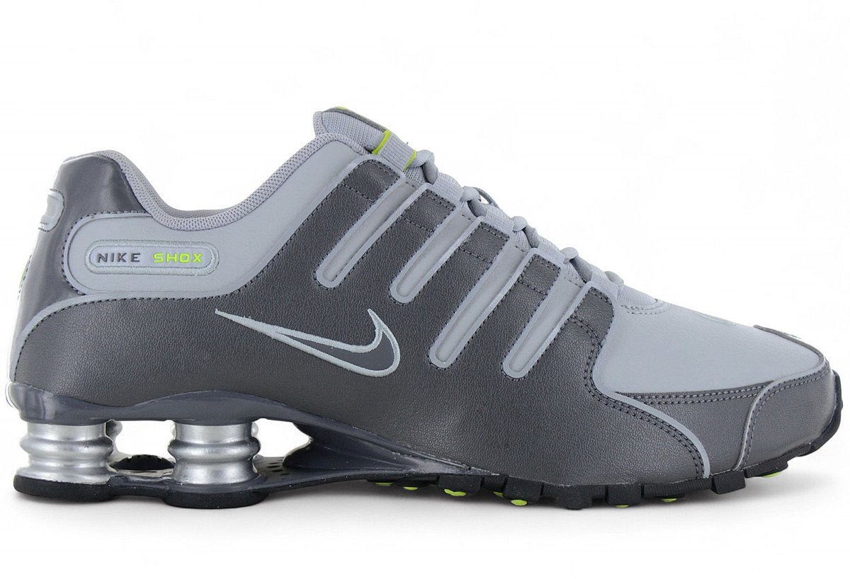 Nike Shox NZ Heren Sneakers Schuh 378341-009 Grijs